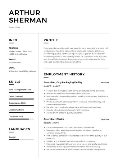 Profesjonalny szblon CV Clean